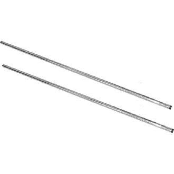 Vogue Chrome Upright Posts 1270mm (2 Pack) u887