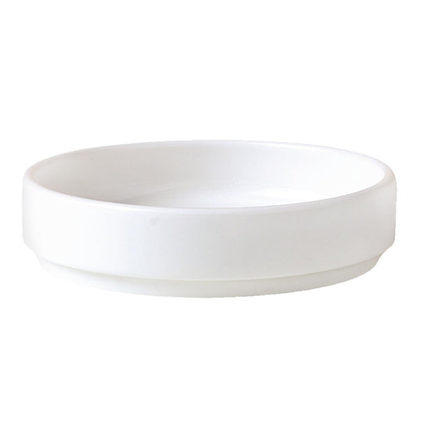 Steelite Monaco White Stacking Ashtrays 75mm (12 Pack) v6824