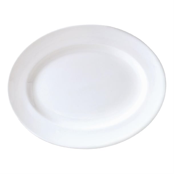 Steelite Monaco White Mandarin Vogue Dishes 280mm (12 Pack) v6909