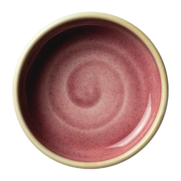 Steelite Aurora Vesuvius Rose Quartz Trays Round 75mm (12 Pack) vv2565