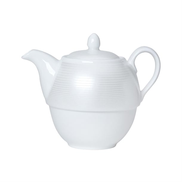 William Edwards Spiro Teapots White 460ml (6 Pack) vv3009