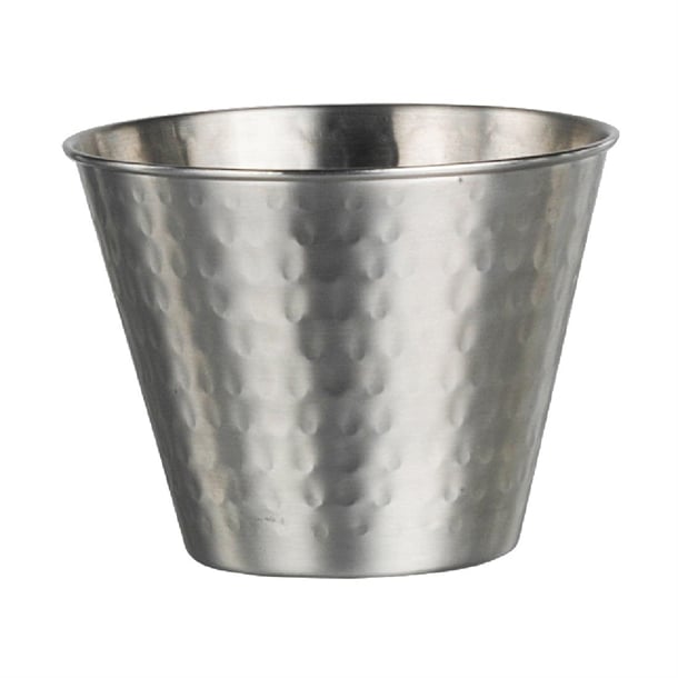 Steelite Creations Metal Hammered Fry Cups 340ml (48 Pack) (Direct) vv3420