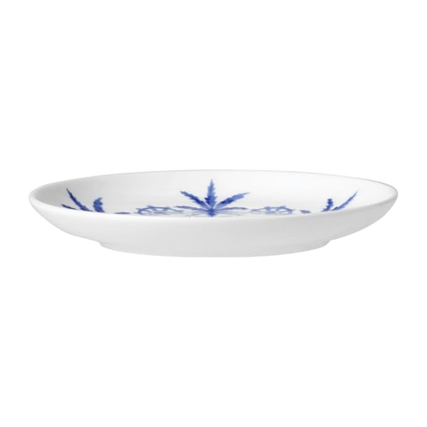 William Edwards Sultan's Garden Blue Butter Dishes Coupe 110mm (24 Pack) vv3974