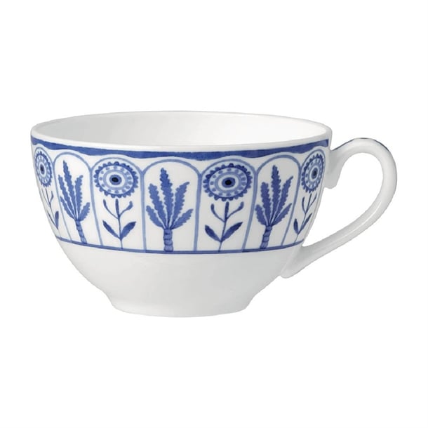 William Edwards Sultan's Garden Blue Tea For One Cups Coupe 260ml (12 Pack) vv3983