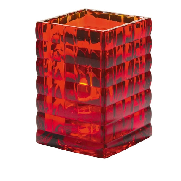 Hollowick Optic Block Ruby Glasses Lamp 67mm x 95mm (6 Pack) vv4030