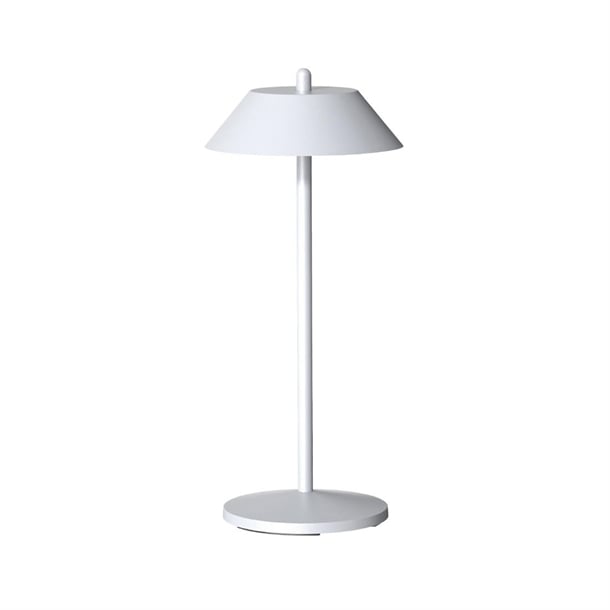Pirlo White LED Rechargeable Table Lamp vv4497