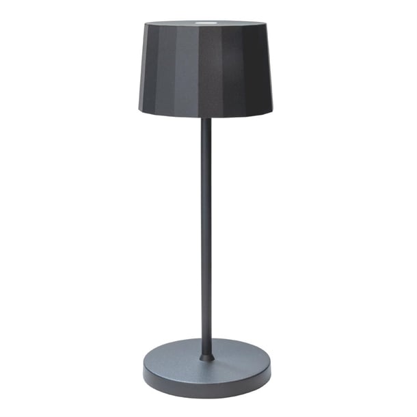 Steelite Octa Mini LED Rechargeable Table Lights Dark Grey 76x203mm (6 Pack) vv4664