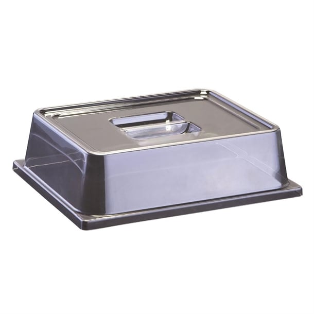 Steelite 1/2 GN Polycarbonate Platter Cover (3 Pack) vv466