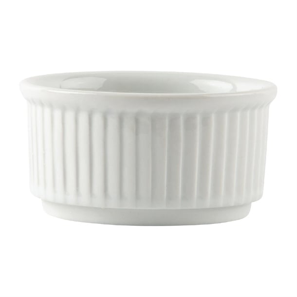 Olympia Whiteware Stacking Ramekins 85mm (12 Pack) w421