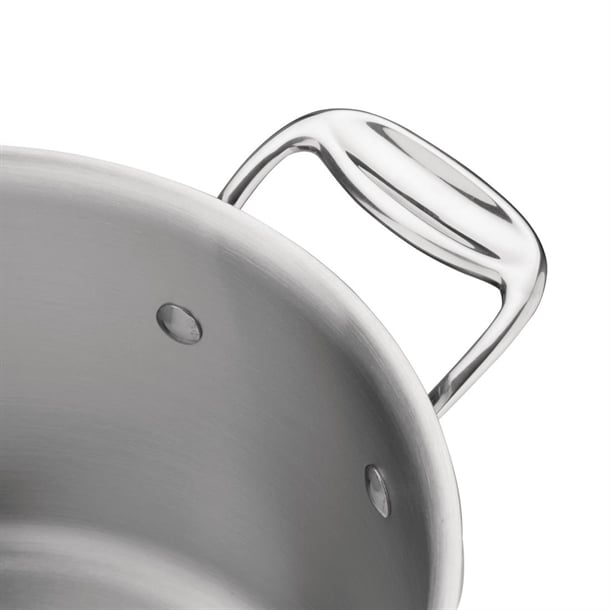 Vogue Stainless Steel and Aluminium Tri-Wall Stew Pan 28cm y256