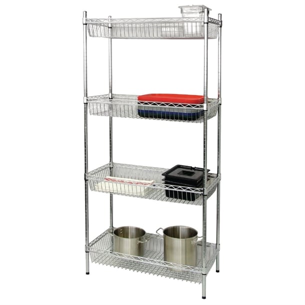Vogue Chrome Baskets 915mm (2 Pack) y495