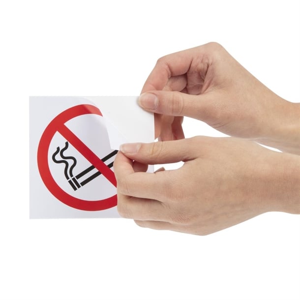Vogue No Smoking Symbol Window Sign y937