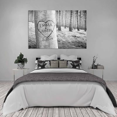 Carved Heart Art Special Canvas Art - USTAD HOME