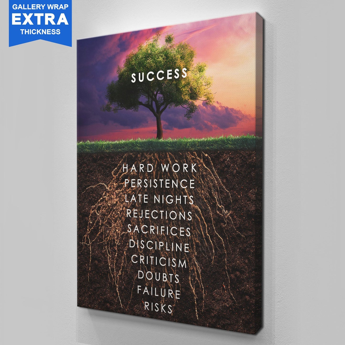 Impressive "Roots Of Success" Canvas - USTAD HOME