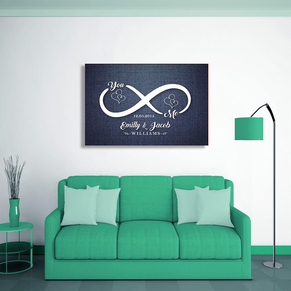 Enchanting "INFINITY LOVE" Exclusive Canvas - USTAD HOME