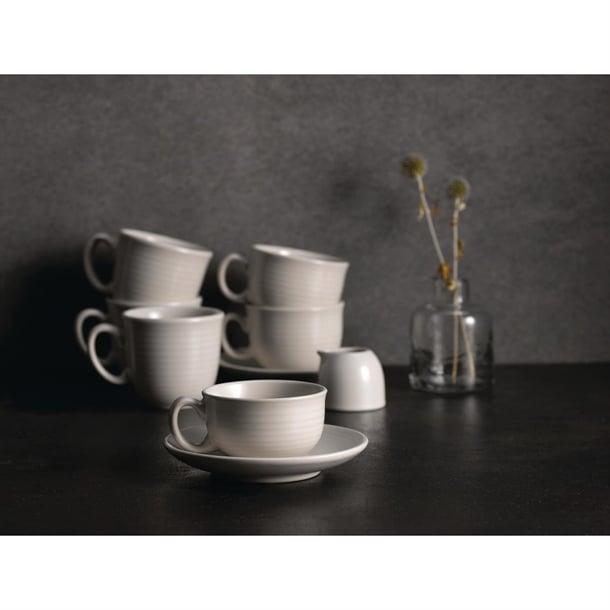 Dudson Evo Pearl Mugs 332ml (6 Pack) fj722