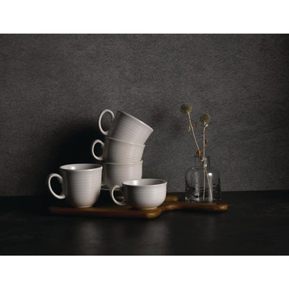 Dudson Evo Pearl Mugs 332ml (6 Pack) fj722