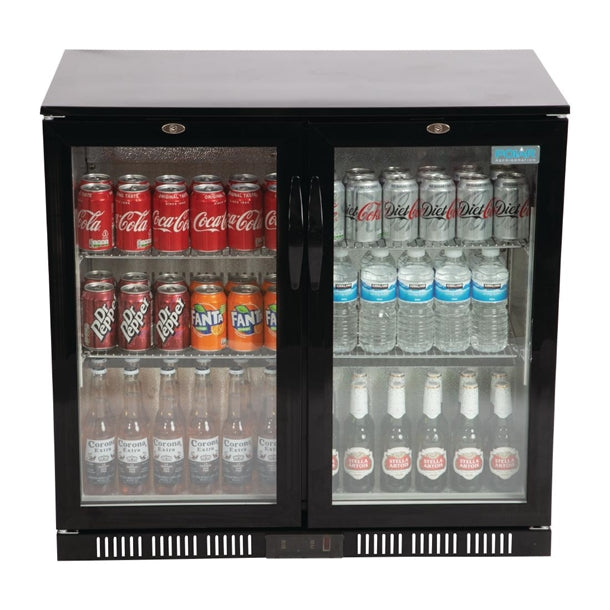 Polar G-Series Back Bar Cooler with Hinged Doors 198Ltr gl012