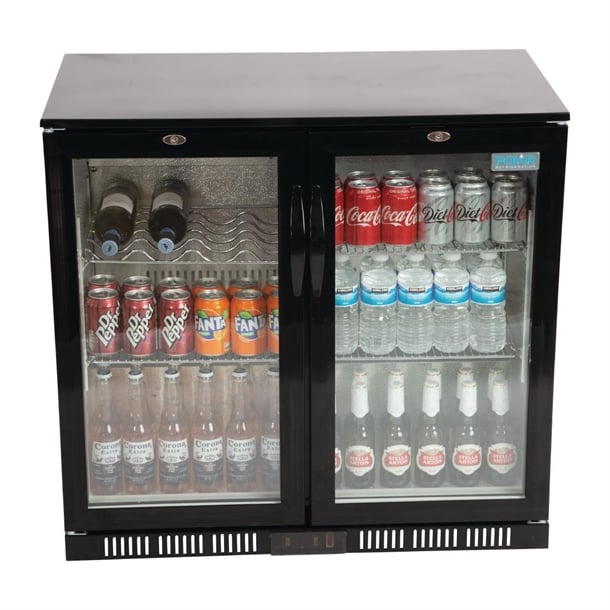 Polar G-Series Back Bar Cooler with Hinged Doors 198Ltr gl012
