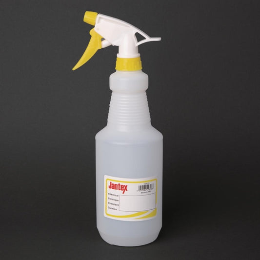 Jantex Colour-Coded Trigger Spray Bottle Yellow 750ml cd816
