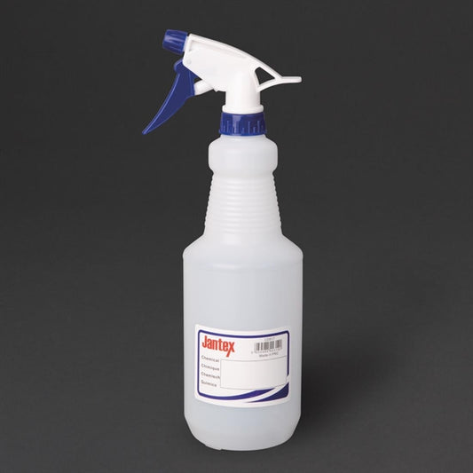 Jantex Colour-Coded Trigger Spray Bottle Blue 750ml cd817