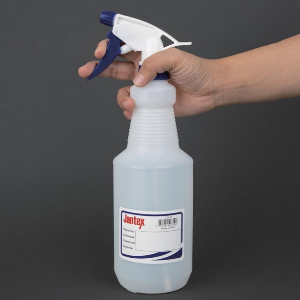Jantex Colour-Coded Trigger Spray Bottle Blue 750ml cd817