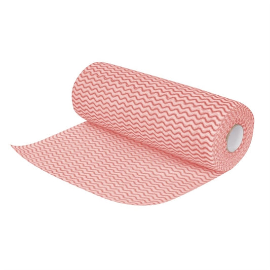 Jantex Non Woven Cloth Red (Roll of 100 Sheets) cs805