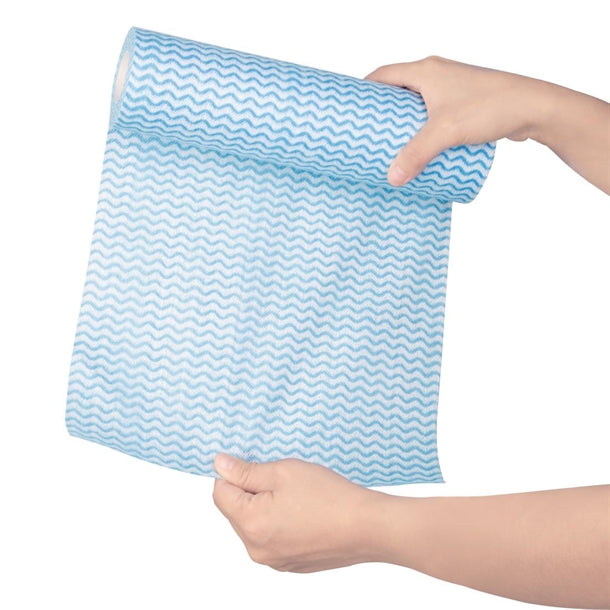 Jantex Non-Woven Cloth Blue (Roll of 100 Sheets) cs806