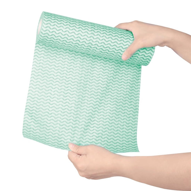 Jantex Non Woven Cloth Green (Roll of 100 Sheets) cs807