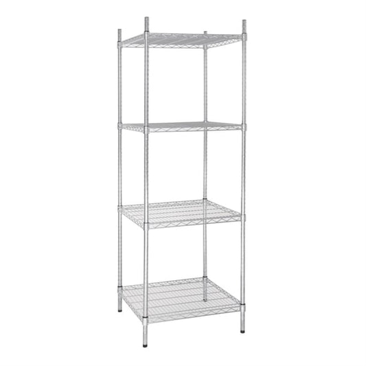Vogue 4 Tier Wire Tower Unit 610x610mm u884