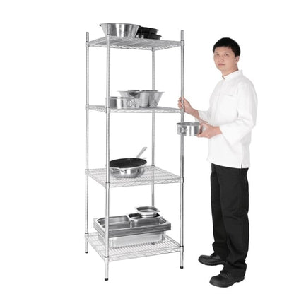 Vogue 4 Tier Wire Tower Unit 610x610mm u884