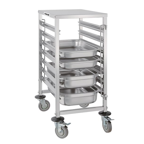 Vogue Gastronorm Racking Trolley 7 Level gg498