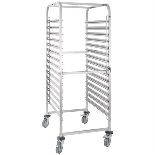 Vogue Gastronorm Racking Trolley 15 Level gg499