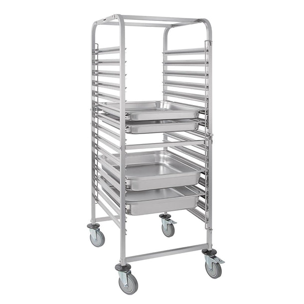 Vogue Gastronorm Racking Trolley 15 Level gg499