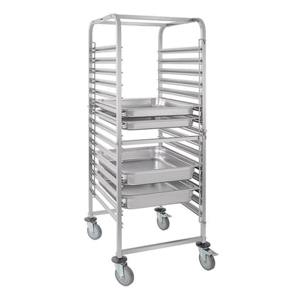 Vogue Gastronorm Racking Trolley 15 Level gg499