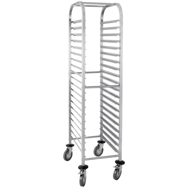 Vogue Gastronorm Racking Trolley 20 Level u376