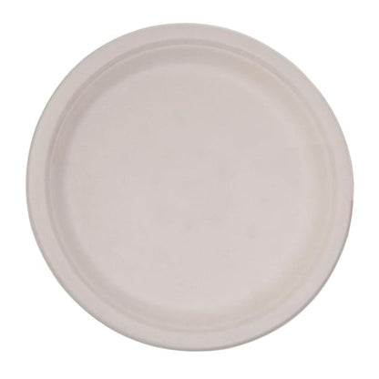 Fiesta Compostable Bagasse Round Plates Natural Colour (50 Pack) p_fc546