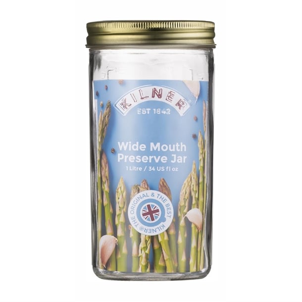 Kilner Wide Mouth Preserve Jar 1000ml cz897
