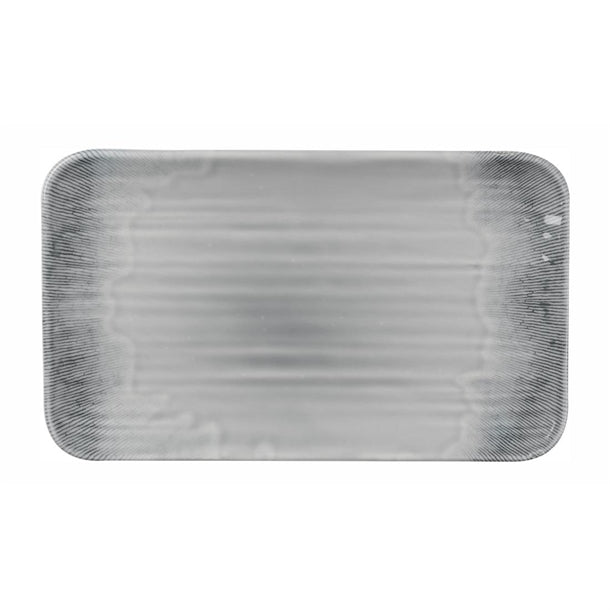 Dudson Harvest Flux Grey Organic Rectangular Platter 179mm (12 Pack) dx162