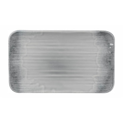 Dudson Harvest Flux Grey Organic Rectangular Platter 179mm (12 Pack) dx162