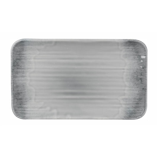 Dudson Harvest Flux Grey Organic Rectangular Platter 179mm (12 Pack) dx162