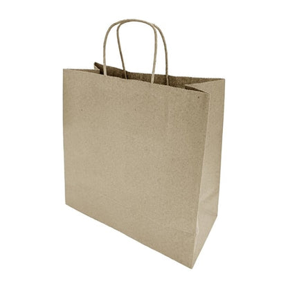 Fiesta Recyclable Twist Handle Brown Paper Bags Medium (250 Pack) hy762