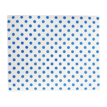Fiesta Compostable Burger Wraps Blue Dot 250x200mm (200 Pack) hy791