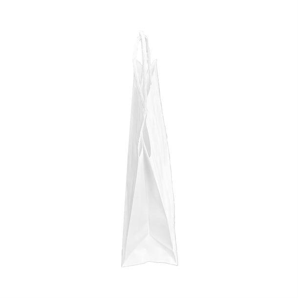 Fiesta Recyclable Twist Handle White Paper Bags Small (250 Pack) hy761