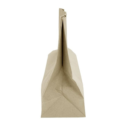 Fiesta Recyclable D Cut Handle Brown Paper Bags Medium (250 Pack) hy764