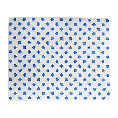 Fiesta Compostable Burger Wraps Blue Dot 250x200mm (200 Pack) hy791