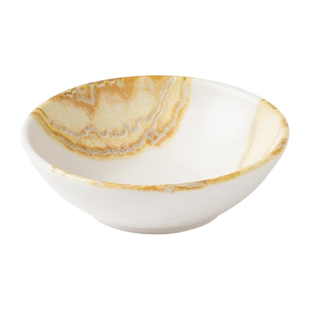 Churchill Tide Shallow Bowls Gold 130mm (12 Pack) jf676