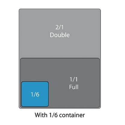 Cambro Polycarbonate 1/6 Gastronorm Tray 65mm dm754