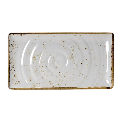 Steelite Craft Melamine Rectangular Platters White GN 1/3 (3 Pack) vv459