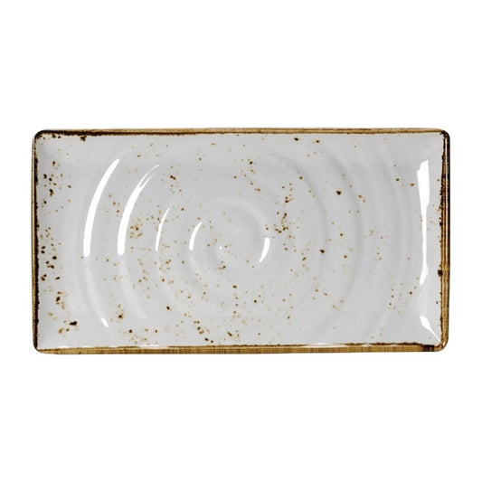 Steelite Craft Melamine Rectangular Platters White GN 1/3 (3 Pack) vv459